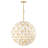 Marianne 7 - Light Steel Dimmable Chandelier