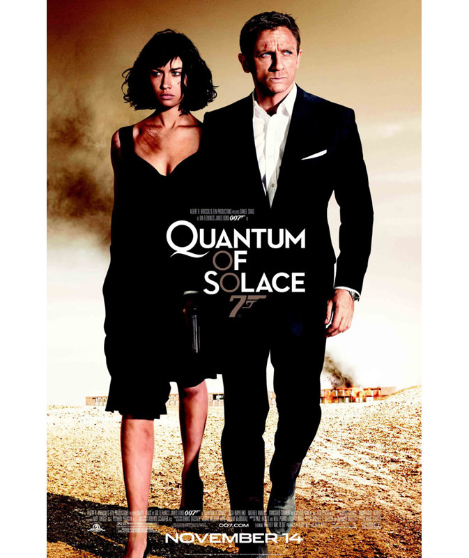 James Bond 007 Quantum of Solace, H 24 po x l 16 po