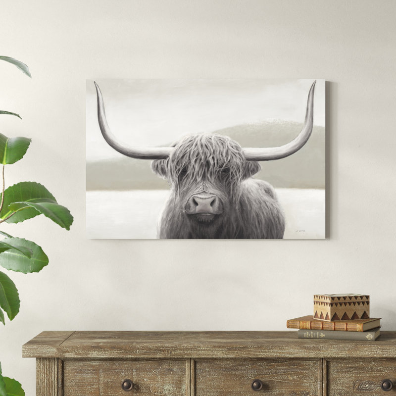 Highland Cow Neutral, H 36 po x l 24 po
