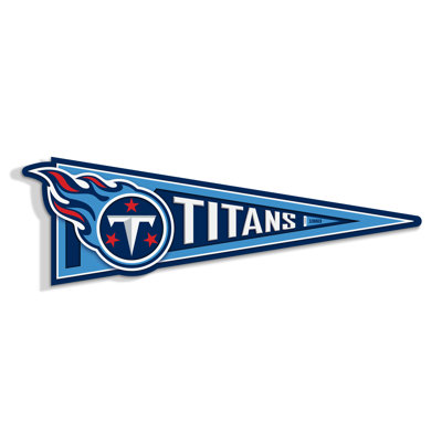 NFL Tennessee Titans Pennant Sign