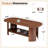 43.31'' W Oval Single Coffee Table With Storage-1484179338