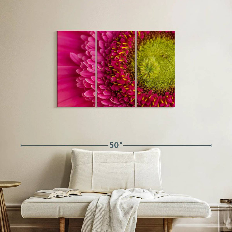 Gerbera magnifiée, H 24 po x l 38 po