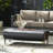 50,000btu Fireplace - Dark Gray Iron Rectangular Outdoor Warmth Option Fire Pit Ambiance Producer