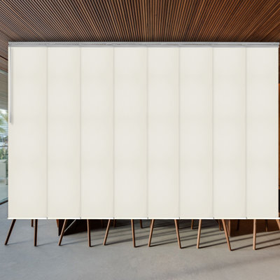 Rail blanc extensible 8 panneaux Clay