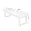 Bureau d'écriture rectangulaire en bois massif brun noisette-118619001