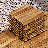 12'' L x 12'' W x 1.0"H Wood Interlocking Deck Tile-91457506