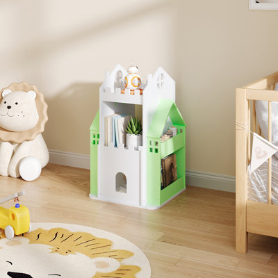 75cm H X 1cm W PVC Wood Plastic Board + Co-extruded Board + ABS No Subject Kids Bookcase