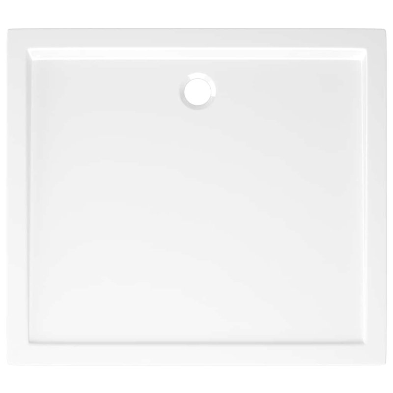 Shower Base Tray, Non-slip Bathroom Shower Pan, Reinforced ABS, 31.5"x35.4 Inches, White, White