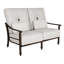 Coco Cushioned Loveseat w/Two Accent Pillows
