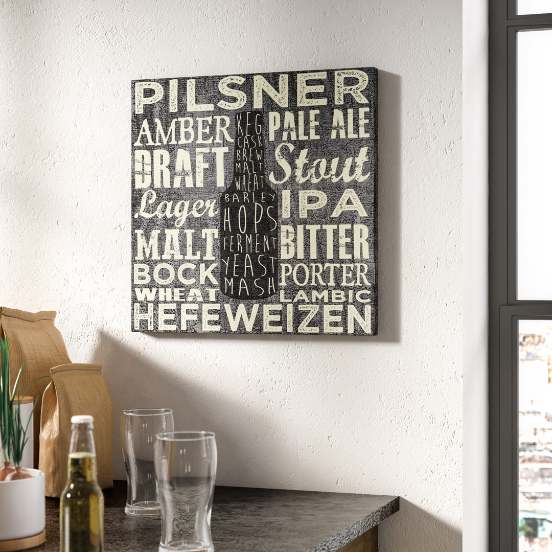 " Beer Sign III " by Erin Clark East Urban Home 