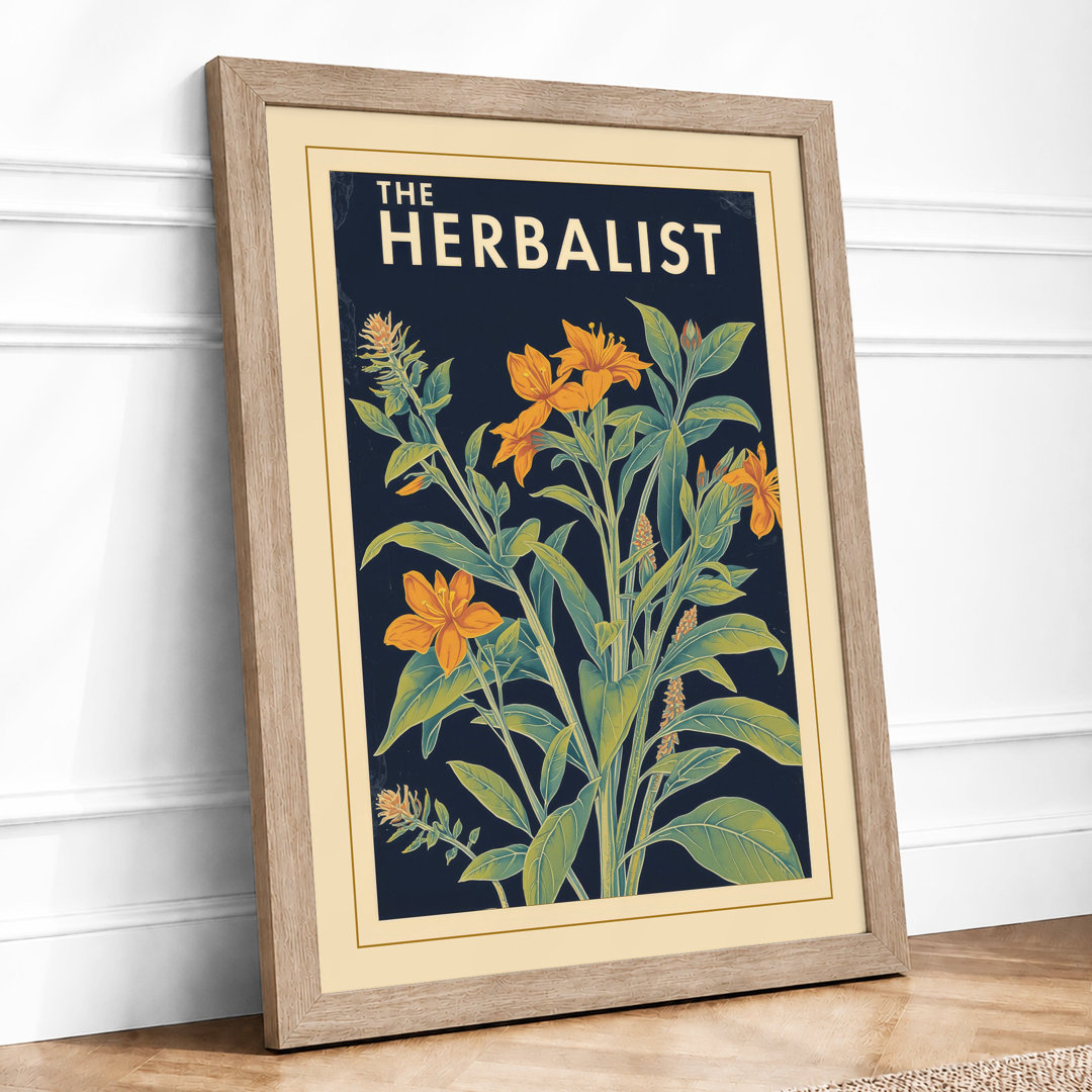 The Herbalist Botanical Framed Art Print