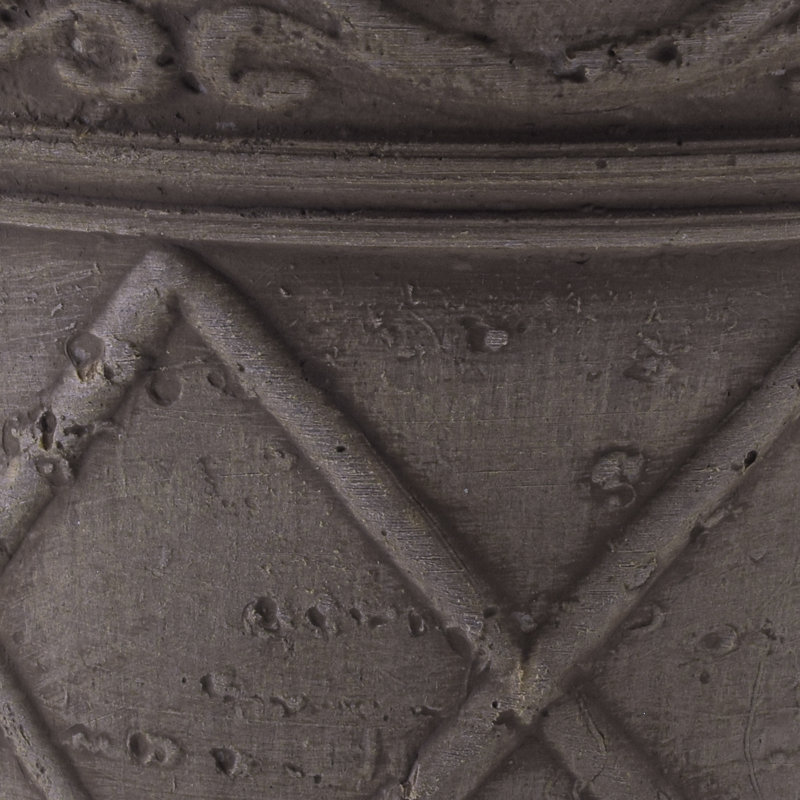 Pot à fleurs en plastique Kennedy, Anthracite foncé