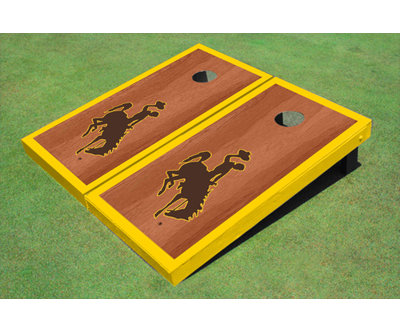 2' x 4' NCAA 10 Piece Matching Border Manufactured wood Cornhole Board Set