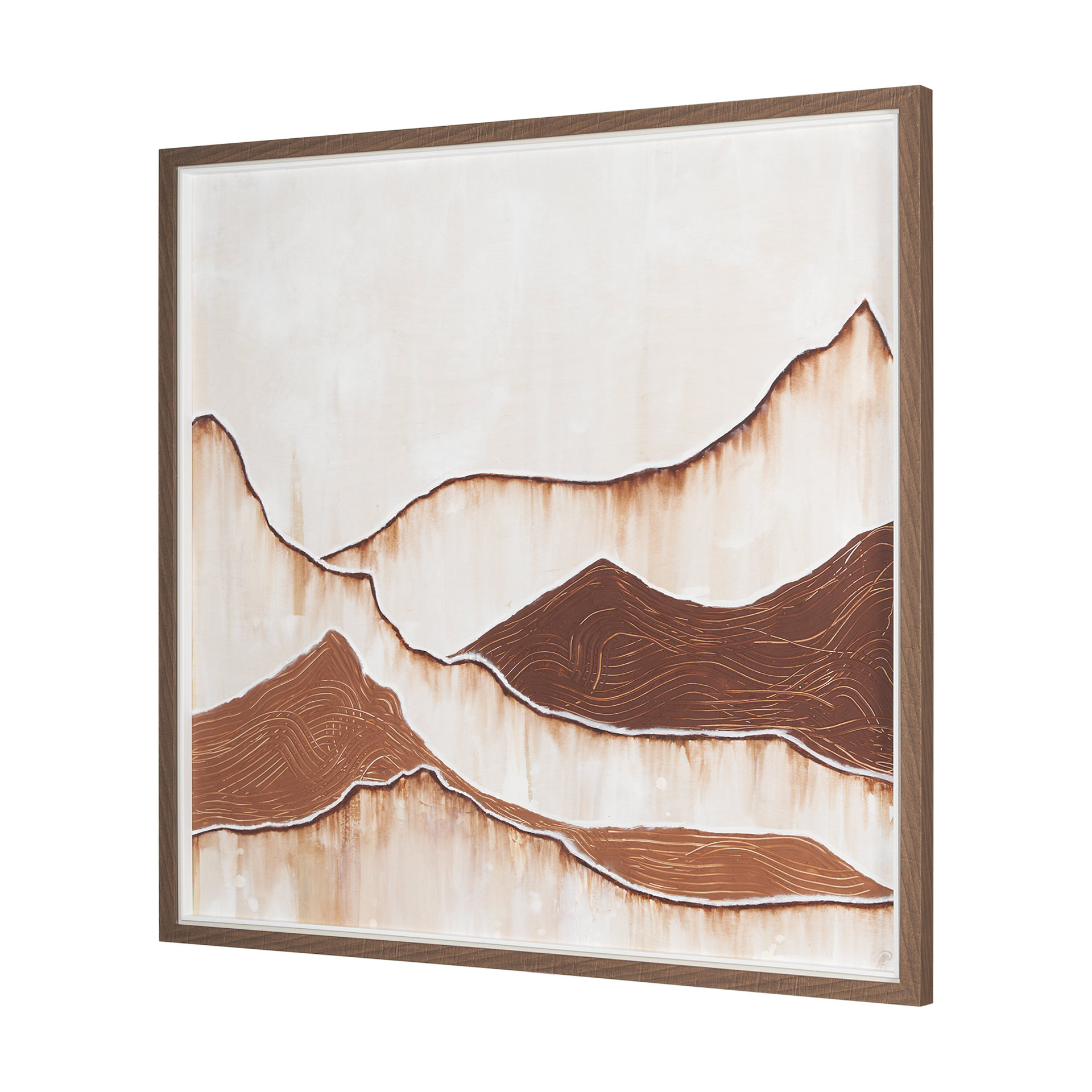 Loon Peak® Red Rock View III Framed On Paper Print | Wayfair