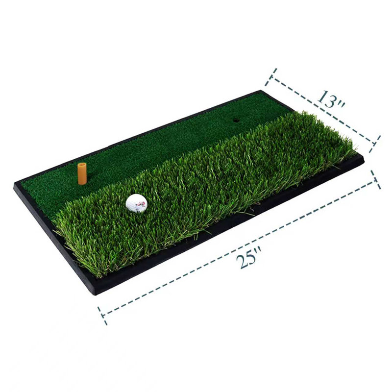 Jeu de golf YUNIC avec balles de golf Chip N' Stick et tapis de frappe, jeu d'entraînement mural à scratch pour l'intérieur, le garage, le jardin ou les fêtes de famille.