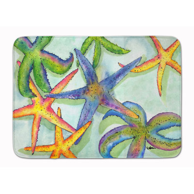 Tapis pour salle de bain en mousse à mémoire de mer Belvidera 