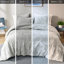 Édredon simple / simple TG avec velours gris et dossier moelleux