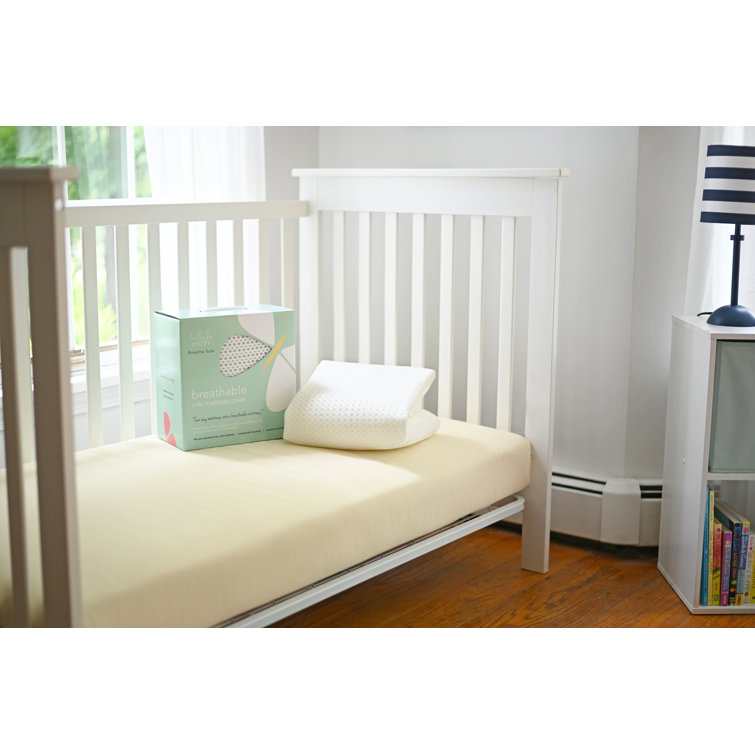 Naturepedic Lullaby Earth Breathe Safe Waterproof Crib Mattress Pad