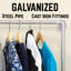 38.5'''' Wall Mounted Industrial Clothes Rack