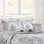 4 Piece Damask Oversized Embroidery Bedspread Set-21301790-21301795