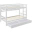 Daghmar Solid Wood Bunk Bed with Drawer & Shelf