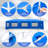 Heavy Duty Outdoor Party Canopy Tent with Removable Decorative Window Sidewalls, Waterproof PE Gazebo Shelter for Backyard Wedding, Birthday Parties & Large Family Gatherings