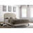 Victorialynn Upholstered Queen Panel Bed Beige-100544920-100544921