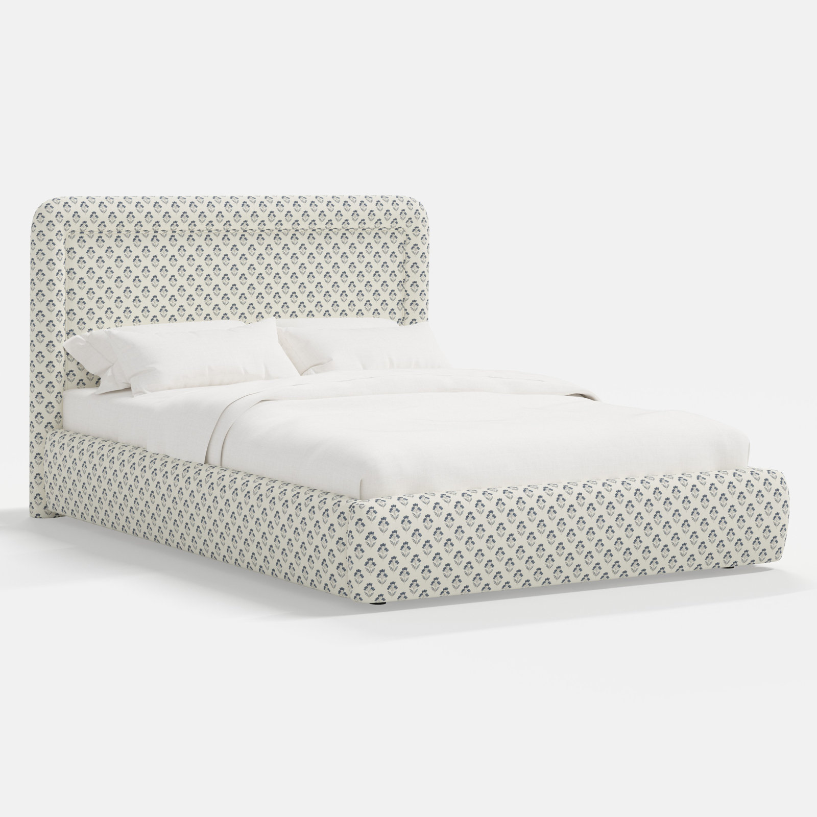 Stoffer Home x Cloth and Co. Marisa Bed, Francie Blue, Queen