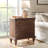 Talona 29'' W Transitional Carved 3 - Drawer End Table with Built-In Outlets and Solid Wood Legs-99359984