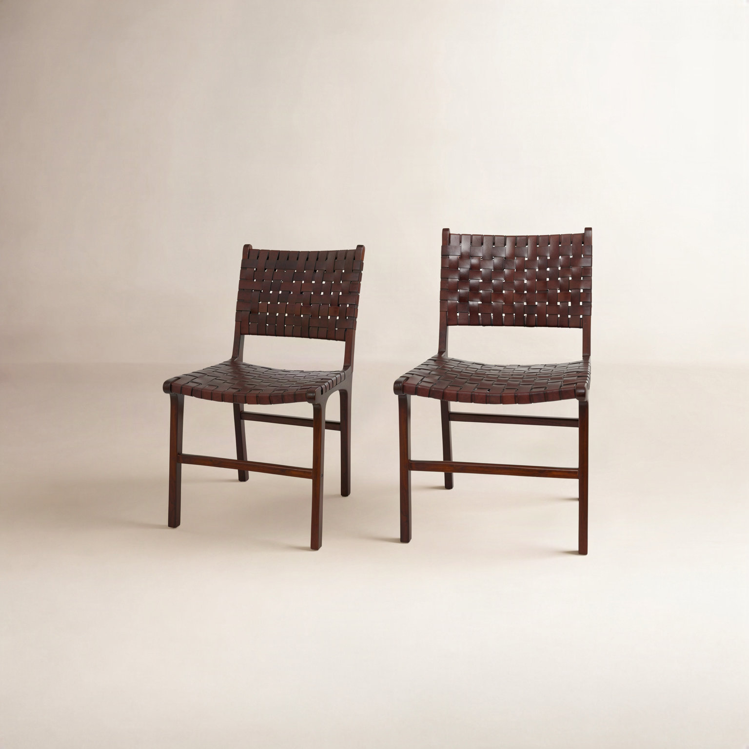 Markus Teak Side Chair, Brown
