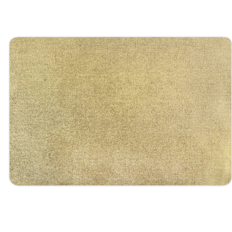 Solid Colour Rectangle Placemat, Gold