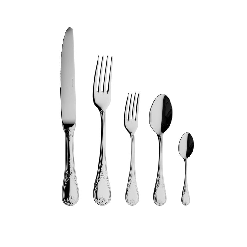 Marquise 5 - Piece Stainless Steel Flatware Set - Service for 1