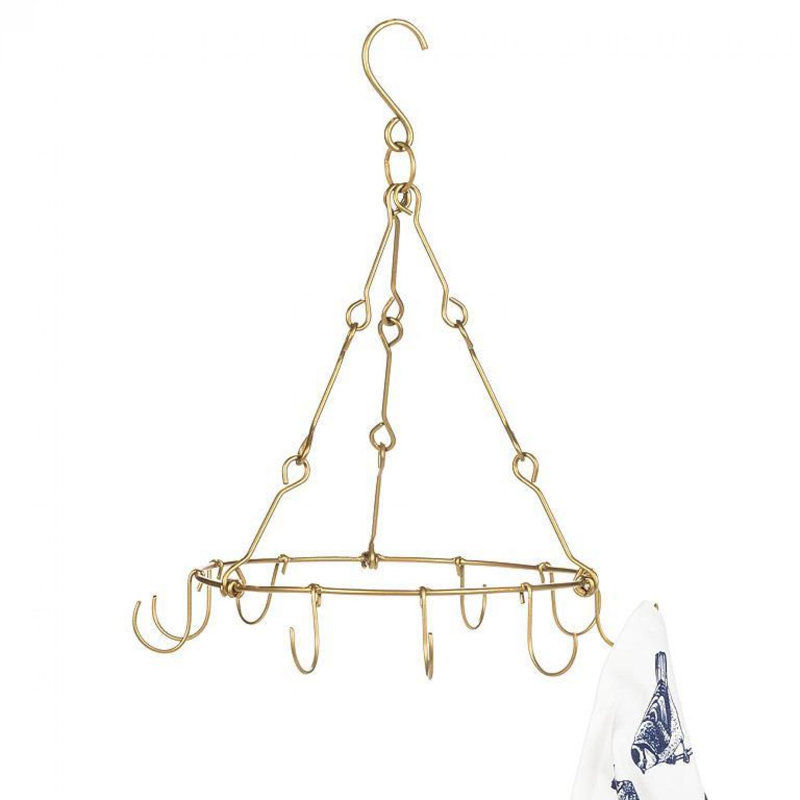 Metal Handcrafted Round Hanging Pot Rack
