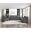Sleek Design Living Room Furniture 1Pc Chair Dark Grey Fabric Upholstered Comfortable Plush Seating