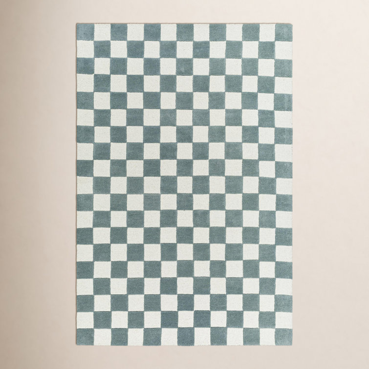 Jenna Teal Hand Tufted Area Rug
