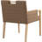 Aimee Vegan Leather Dining Arm Chair-1901019751-1901019750
