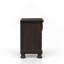 Table de chevet 2 tiroirs cerisier foncé