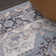Sarok Ornate Medallion Machine-Washable Blue/Cream Rug