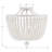 Corinne 4 Light Matte White Ceiling Mount