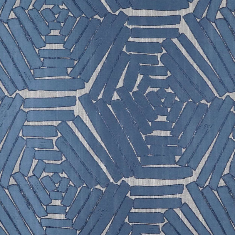 Percy Geometric Reversible Throw Pillow, Linen, Bolster 14"H x 42"W