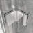 30 - 31 In. W X 72 H Pivot Bi Fold Glass Shower Door With Zinc Alloy Hinges, 180° System, Water Proof Design 30" 72" Finish, Handles And 30mm Adjustment, Smooth Opening Closing-119009809
