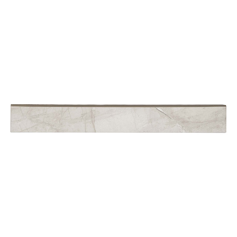 Garniture de tuile moulure en porcelaine 3" x 24" Tesoro, Beige