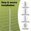 Fence Posts 88 Pcs U-Channel 200 Cm Steel-34098097