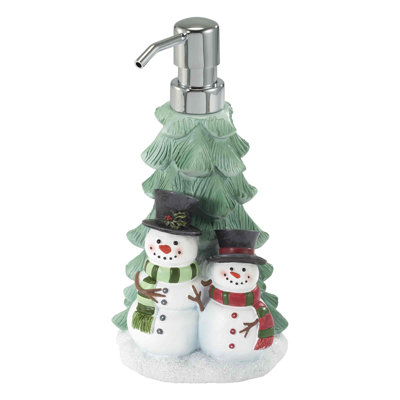 Winter Snowman Bath Avanti Linens Lotion Dispenser
