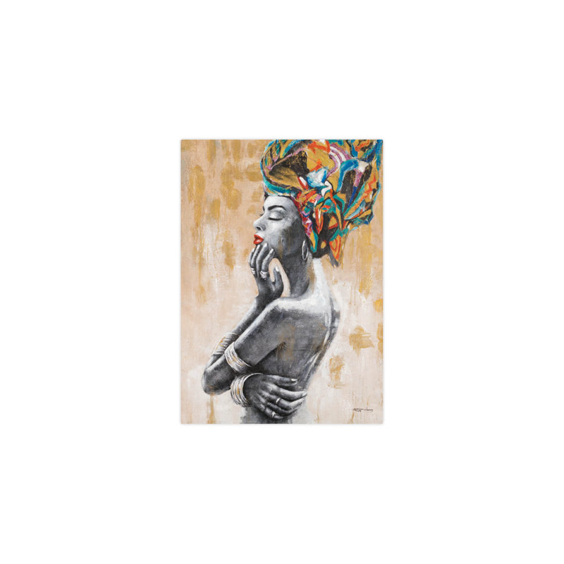 Silent Grace Hand-Painted Acrylic Painting
