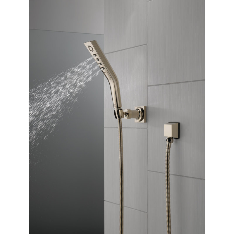 Douche à main avec technologie H2Okinetic, Nickel poli Lumicoat