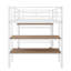  Lit mezzanine en métal avec bureau et tablettes Eivor-230996007