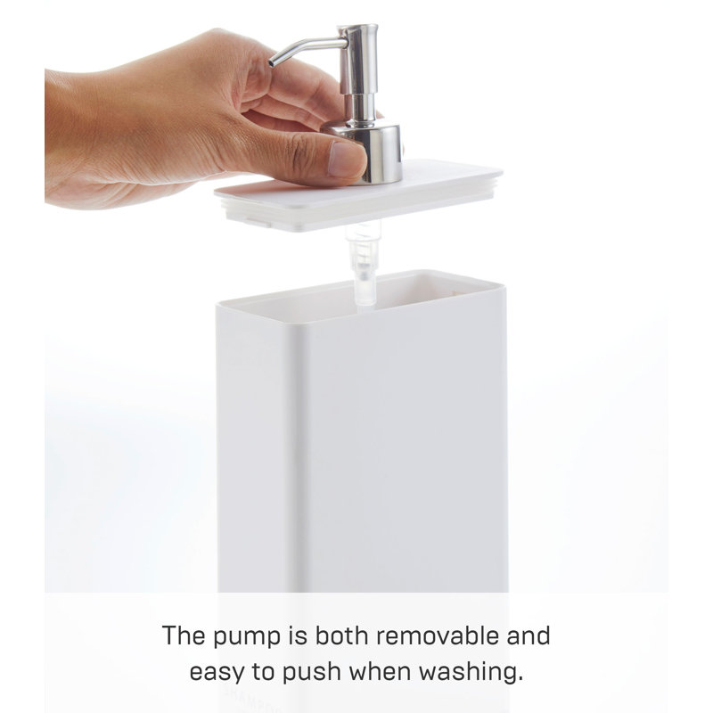 White Rectangular Minimalist Body Soap Dispenser