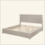 Structure de lit plateforme en bois avec tête de lit, aucun sommier requis, lit sur pied, assemblage facile-1889039985-1889039996