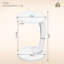 Abstract End Table-100662304